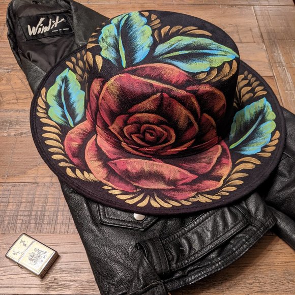 Hand Painted Hat 🤠 - Picture 1 of 4
